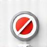 Icon representing no advertisements