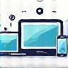 Icon representing multiple electronic devices